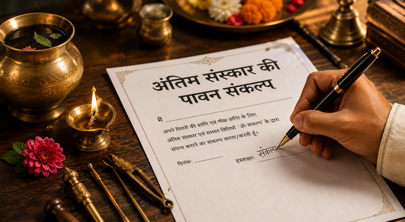 पूर्व नियोजित अंतिम संस्कार